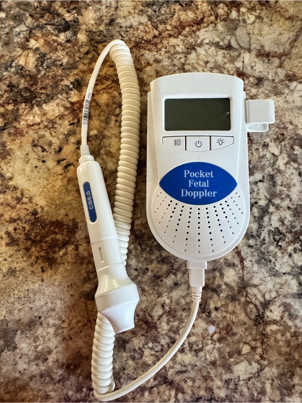Pocket Fetal Doppler - White